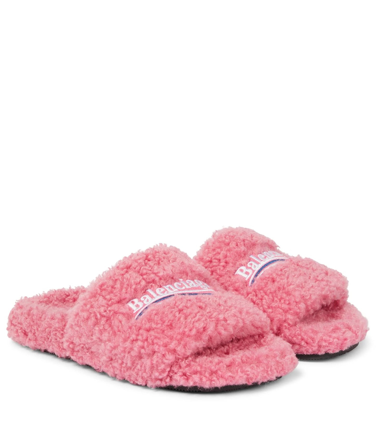 Balenciaga Fur Slides