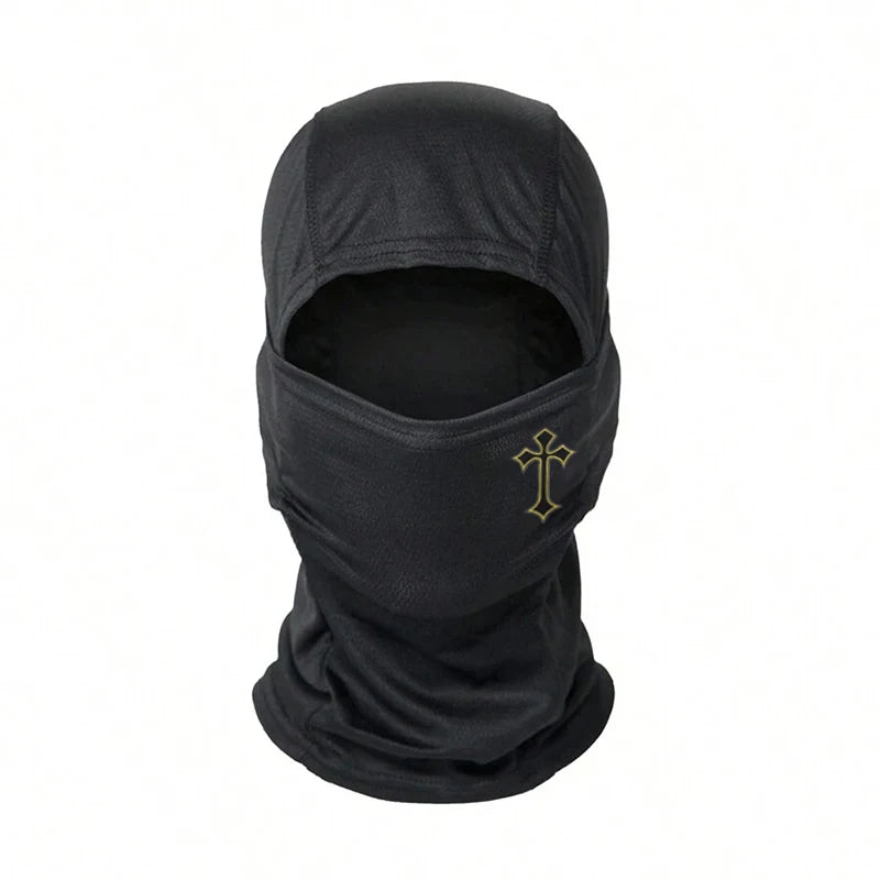 Cross Printed Ski Mask