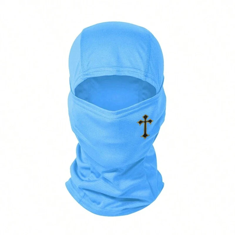 Cross Printed Ski Mask