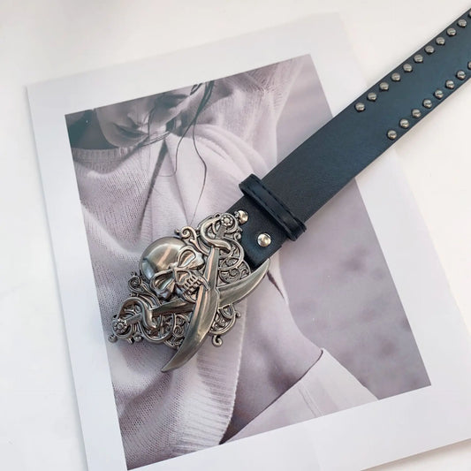 Gothic Y2K Women Men Belts