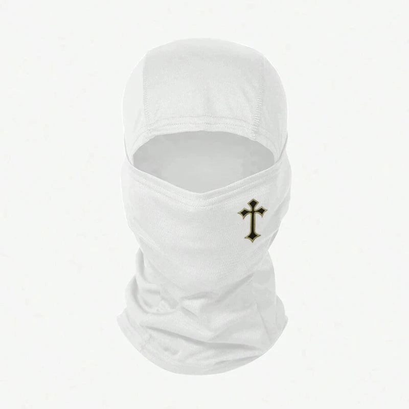 Cross Printed Ski Mask