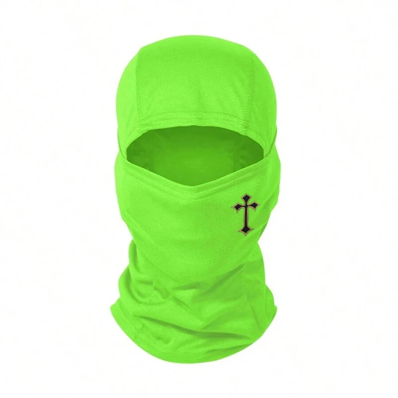 Cross Printed Ski Mask