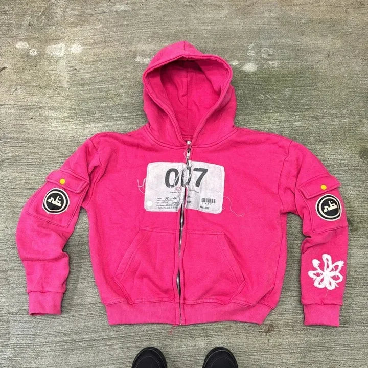 Y2K Zip Up Hoodie